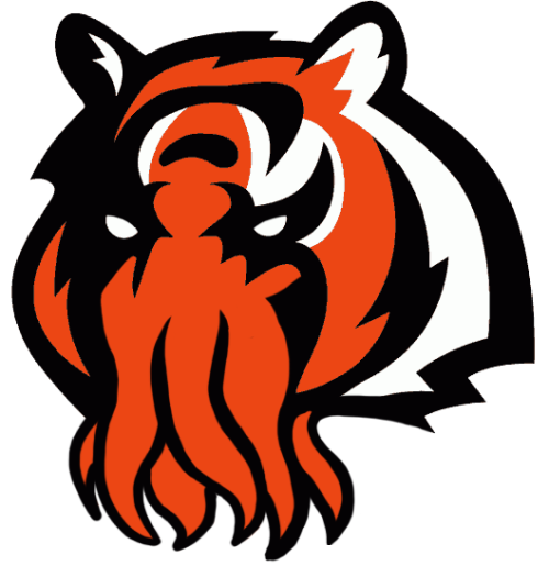 Cincinnati Bengals Halloween Logo fabric transfer